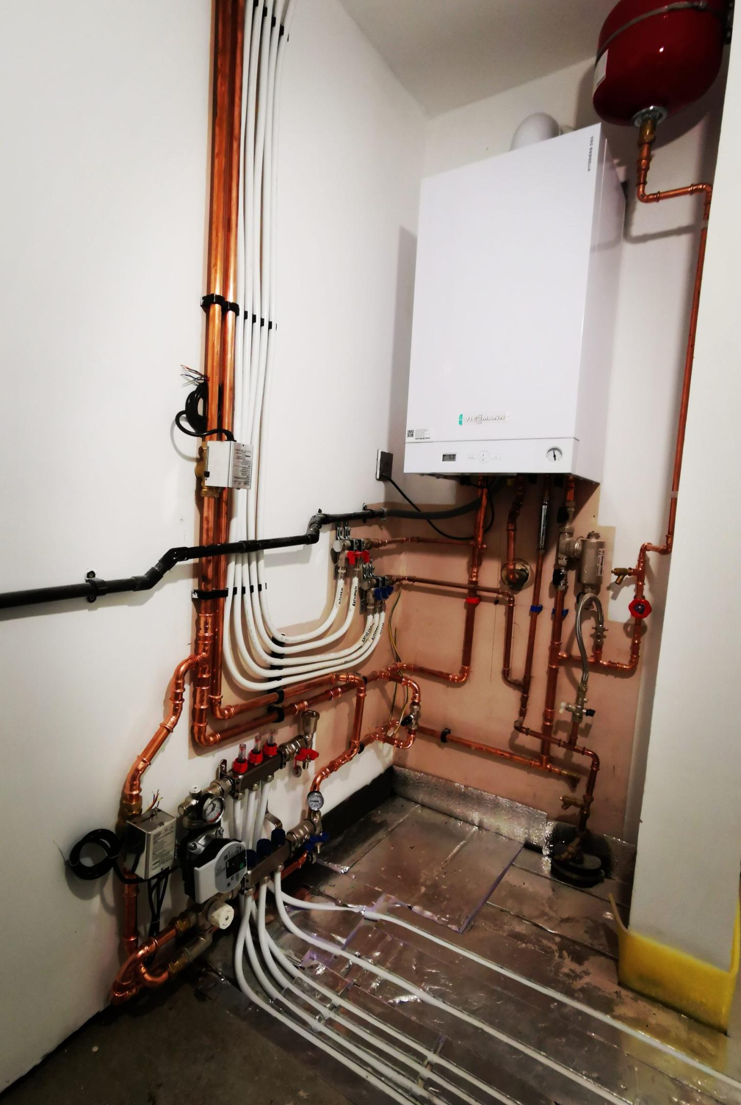 Central Heating with underfloor heating